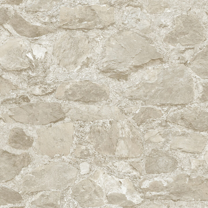 Field Stone Beige Wallpaper