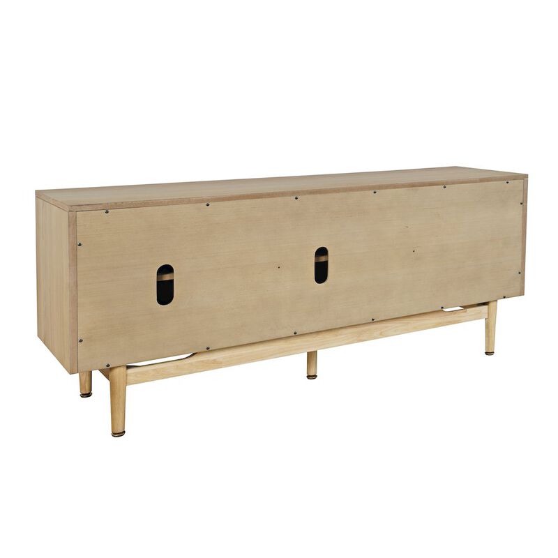 Jofran Olson 67 Mid-Century Modern Scandinavian Console TV Stand Storage Cabinet