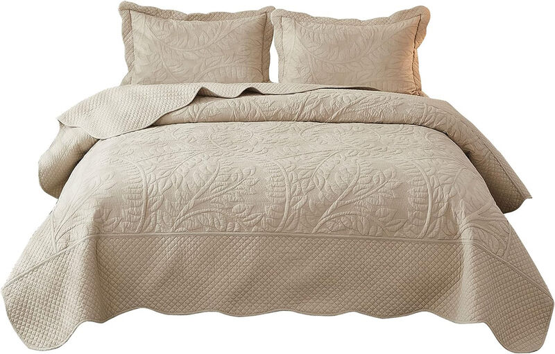 MarCielo 100% Cotton Oversized Bedspread Quilt Set T