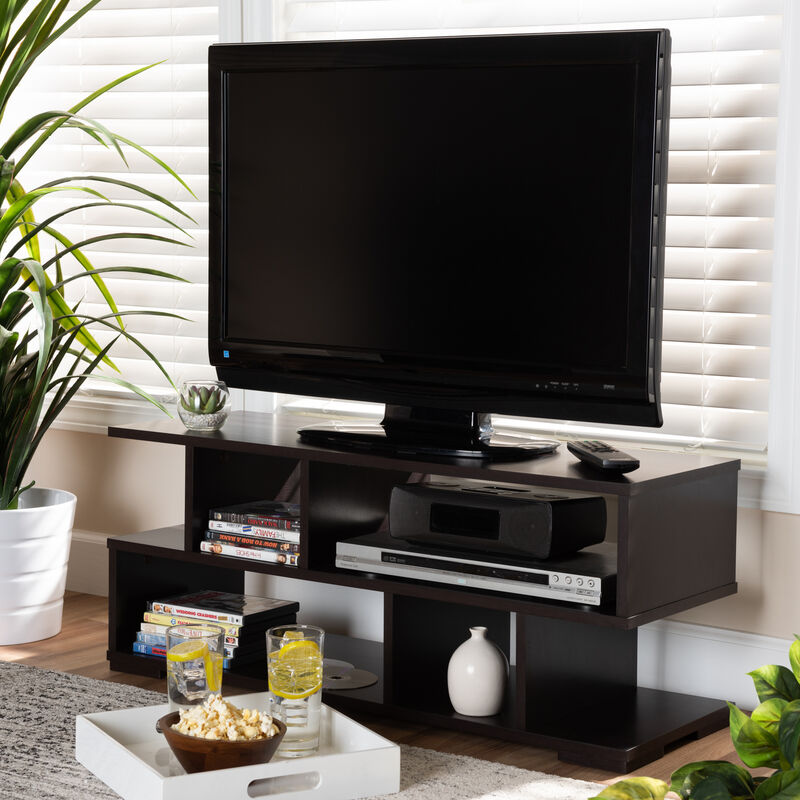 Baxton Studio Arne Modern and Contemporary Wood TV Stand