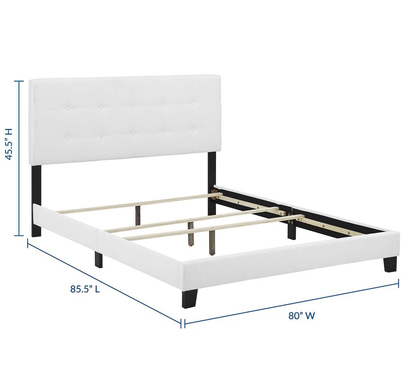 Modway - Amira King Upholstered Fabric Bed image number 3