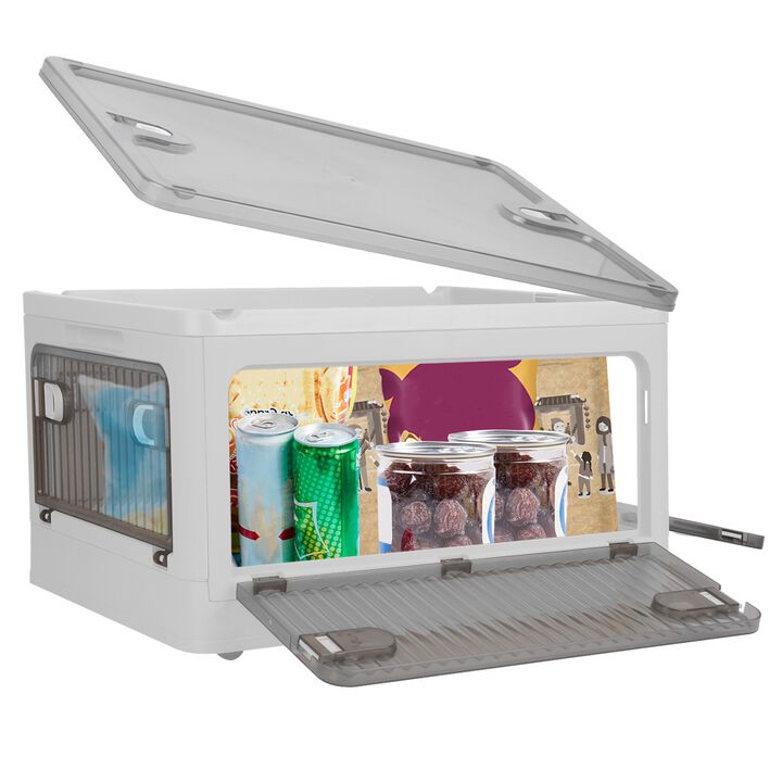 70QT/66L Folding Storage Bins