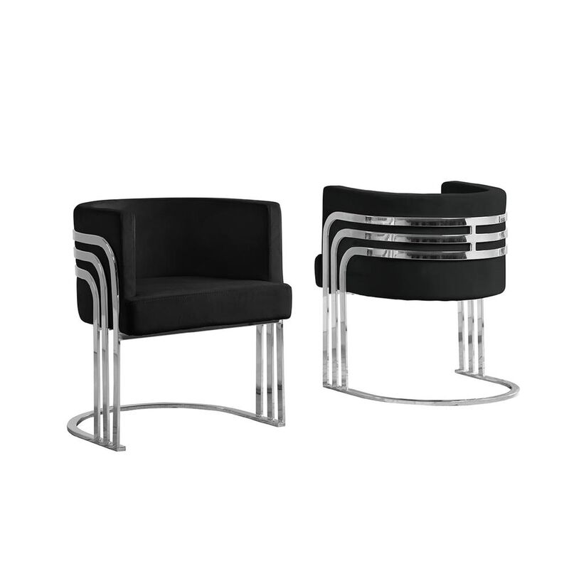 Velvet Barrel Chair - Base image number 0