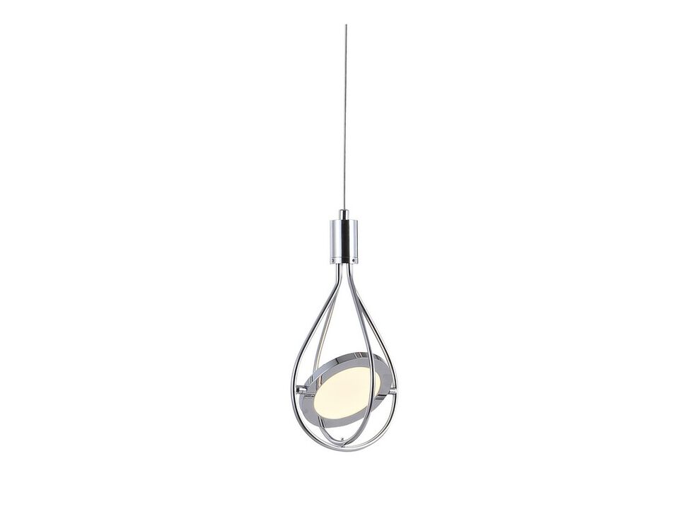 Orion 5.5" Adjustable Modern Integrated 1-Light Cluster LED Metal Pendant