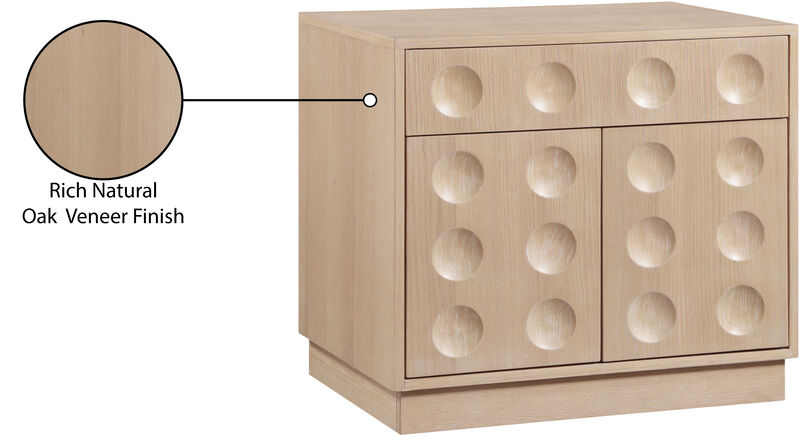 Meridian Furniture Compass Natural Night Stand image number 8