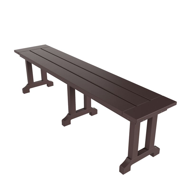 WestinTrends 65" Outdoor Dining Bench