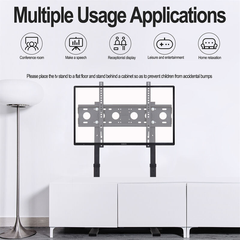 Universal TV Floor Stand Bracket Height Adjustable Stable For 32&rdquo;-85&rdquo; LED LCD image number 8