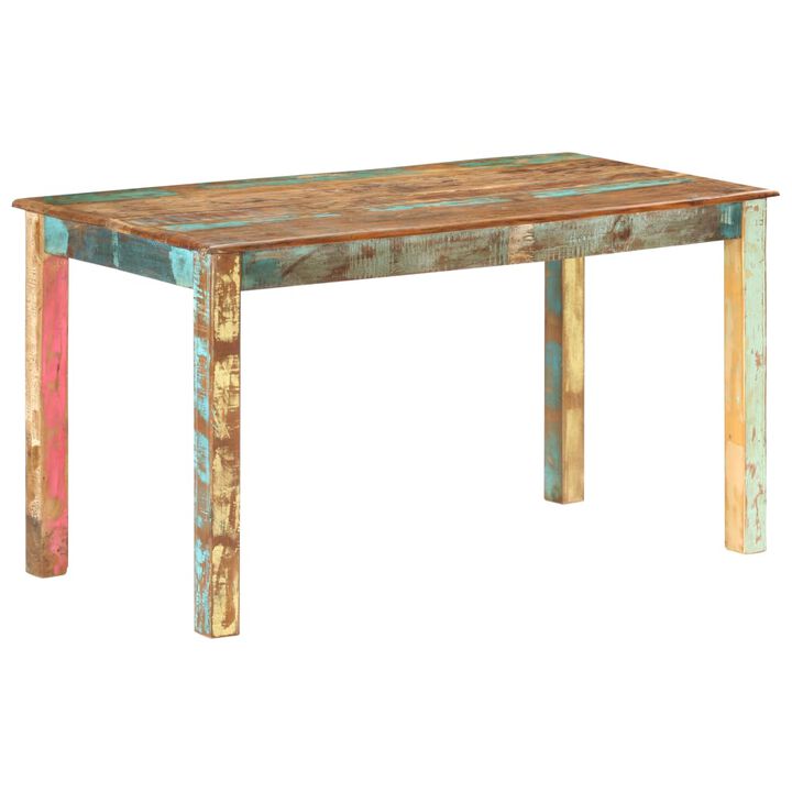 vidaXL Dining Table Solid Reclaimed Wood 55.1"x27.6"x29.9"