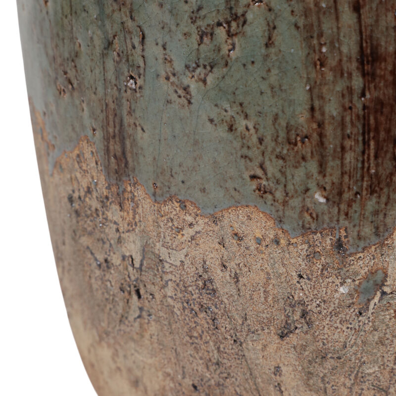 12x10" 2-tone Vase, Green/brown image number 5