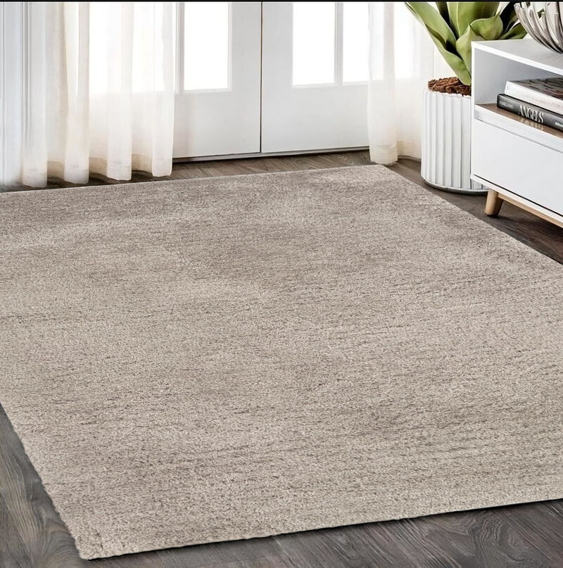 HomeRoots Shag Hand Tufted Area Rug image number 1