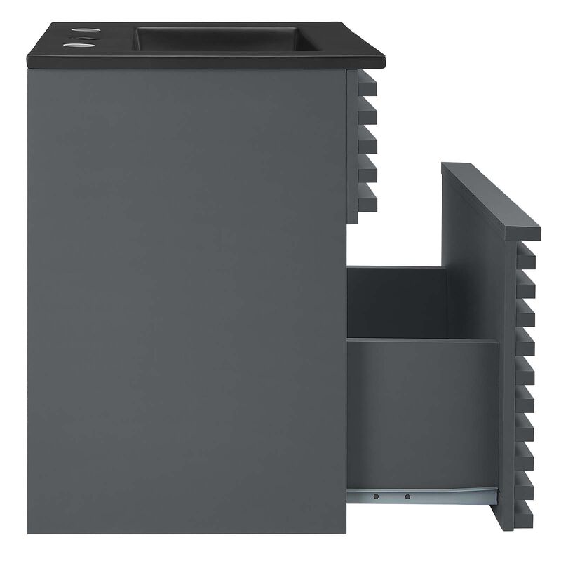 Render 18" Wall-Mount Bathroom Vanity image number 1