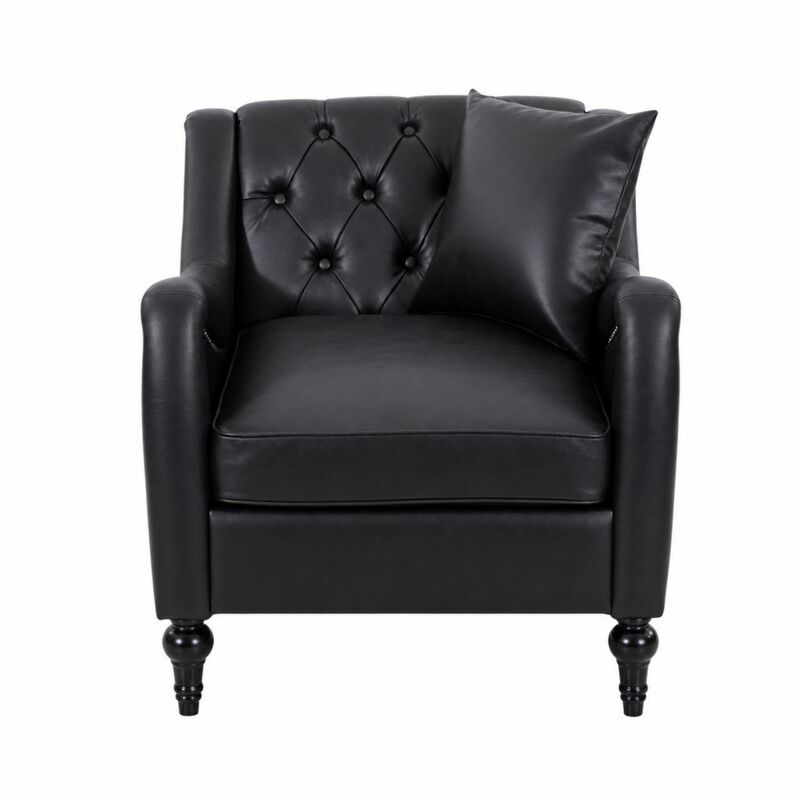 Feksno PU Leather Accent Chair image number 0