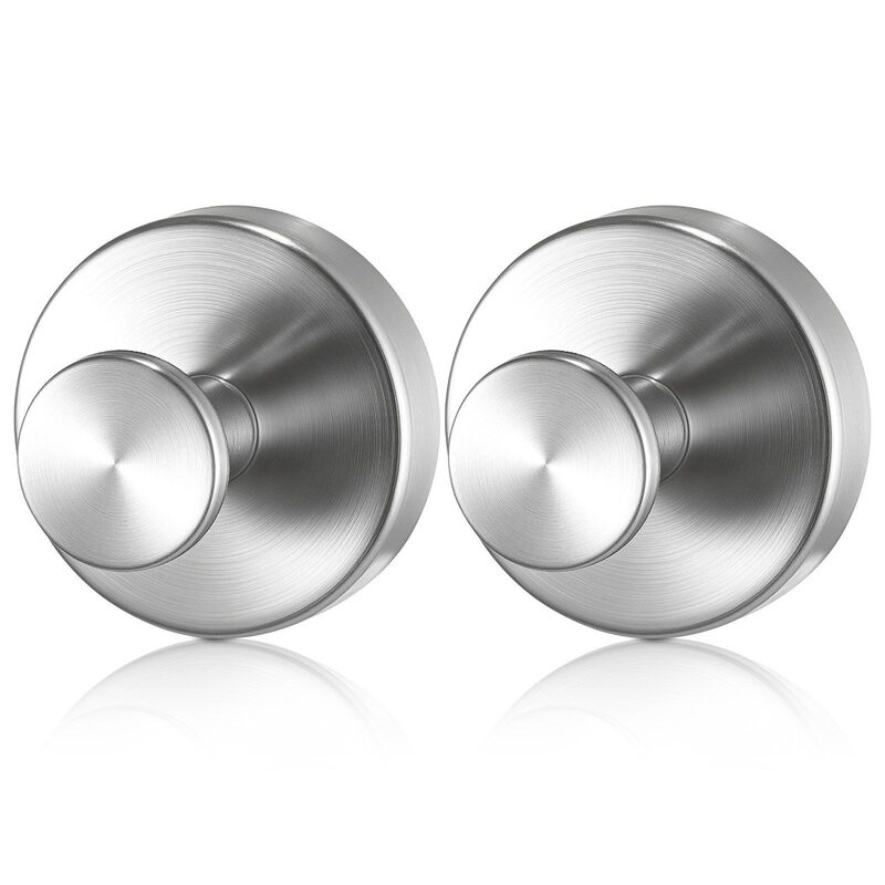 2-Pack Suction Cup Hooks for Bathroom, Kitchen, Glass, Mirror and Tile image number 0