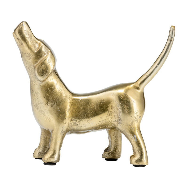 Metal Deco Howling Dog image number 4