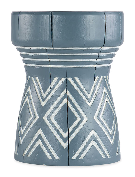 Commerce & Market Carved Side Table