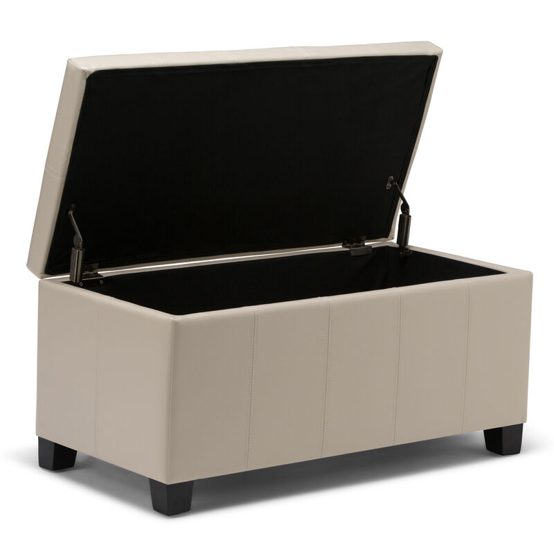 Simpli Home Dover Storage Ottoman Bench image number 4