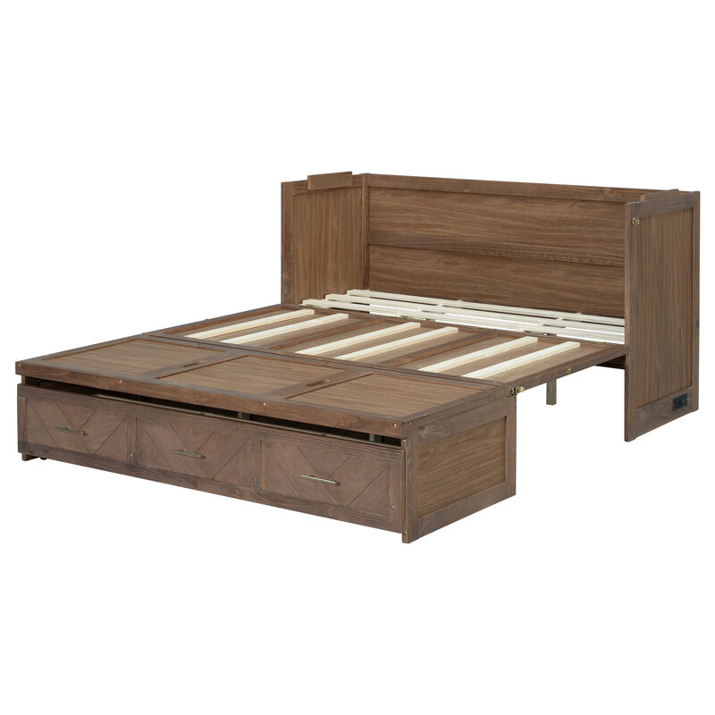 Bosdor Queen Size Murphy Bed image number 0