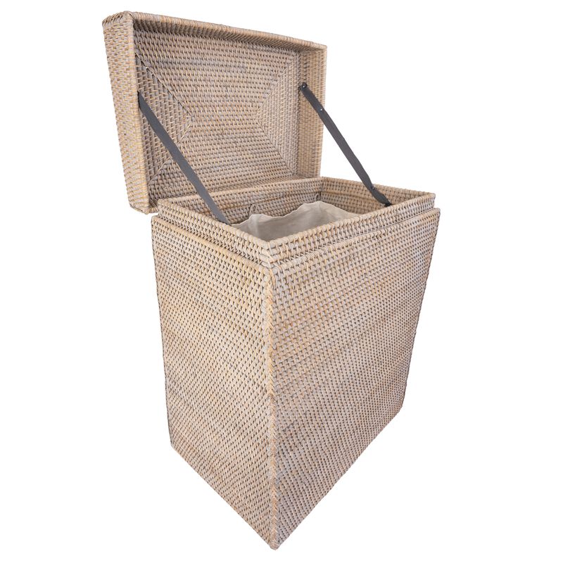 Saboga Home&trade; Rectangular Hamper with Hinged Lid image number 3