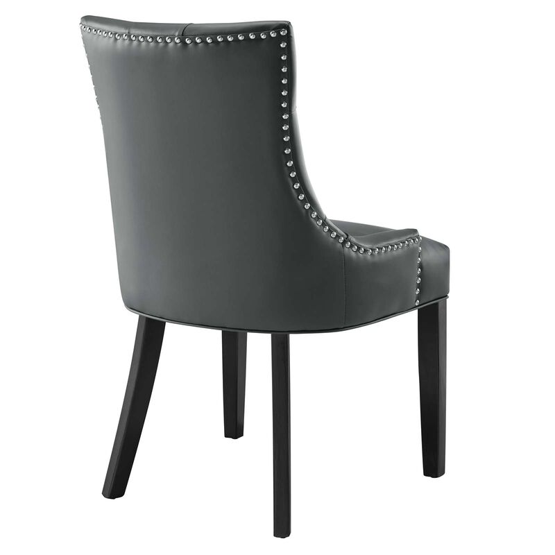 Regent Tufted Vegan Leather Dining Chair image number 3