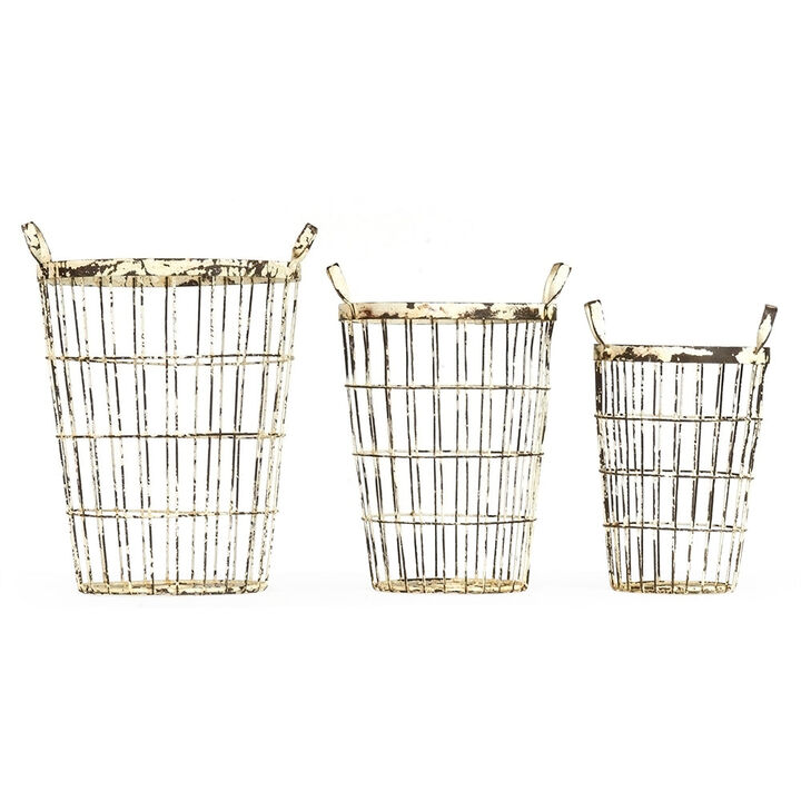 Metal Crate Set of 3