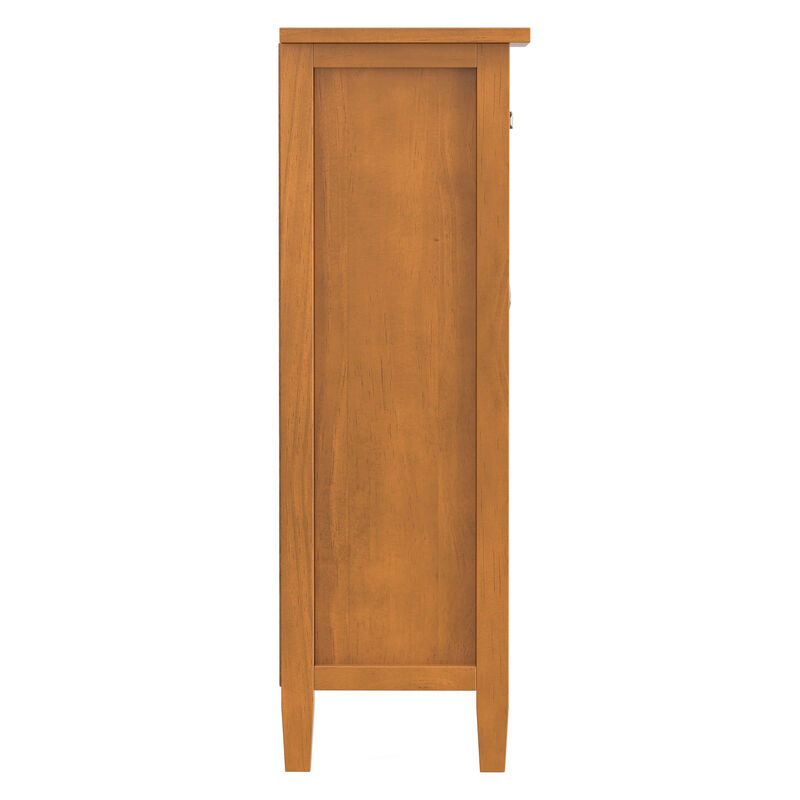 Warm Shaker SOLID WOOD 36 inch Wide Transitional Entryway Storage Cabinet in Light Golden Brown image number 5