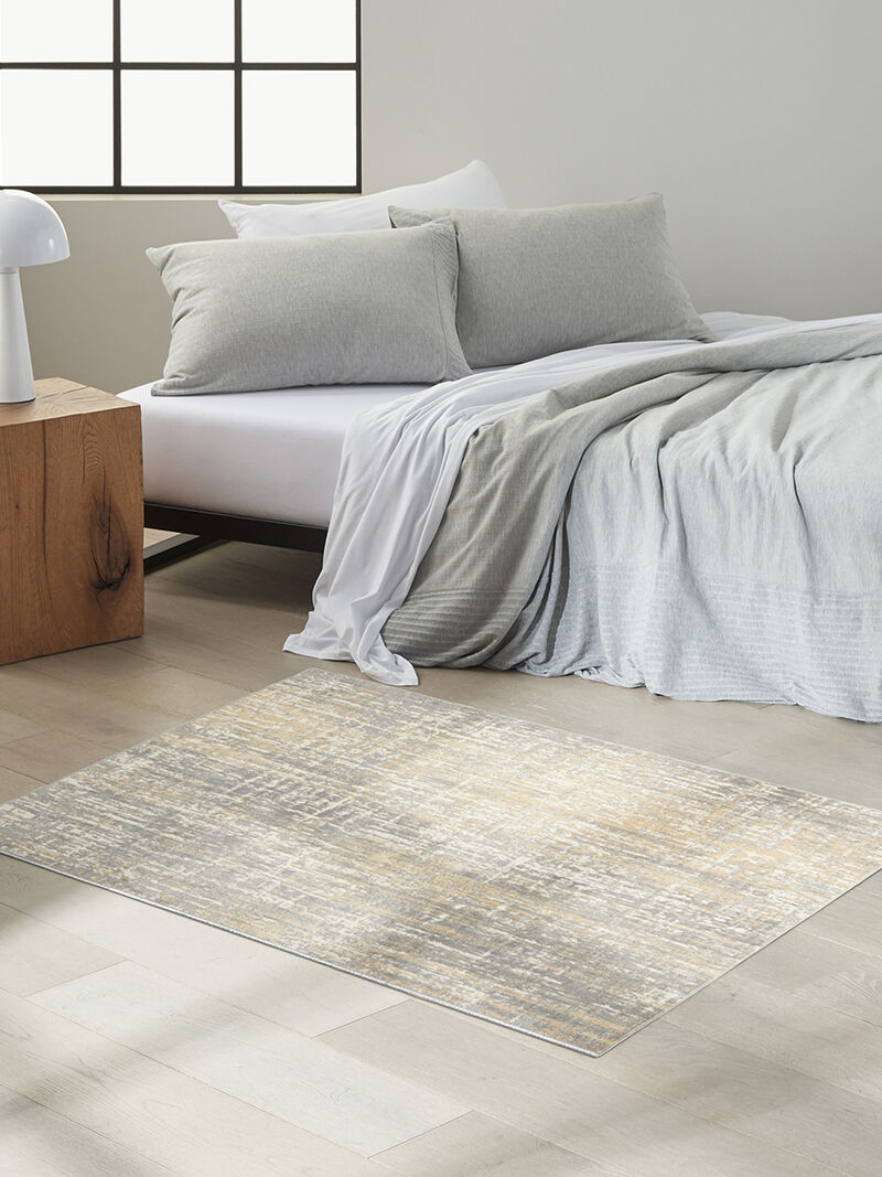 CK005 Enchanting ECH04 Gray/Beige 3'2" x 5' Rug