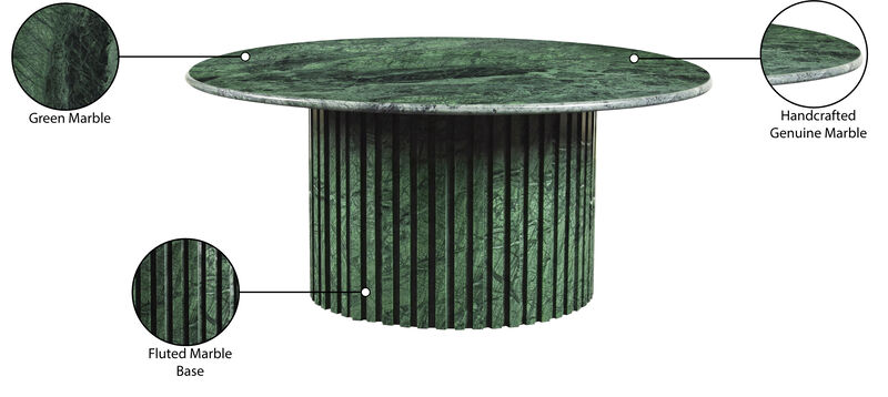Meridian Furniture Genoa Green Coffee Table image number 9