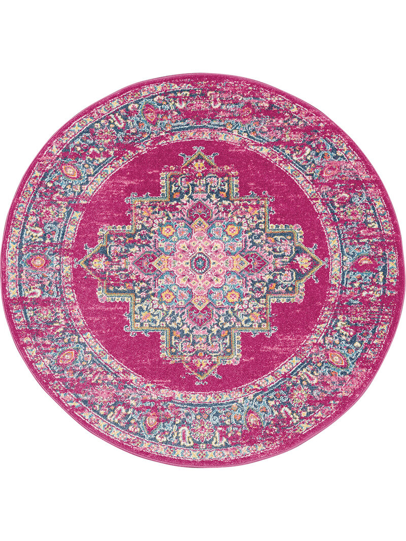 Passion PSN03 Fuchsia 5'3" x 7'3" Rug image number 0