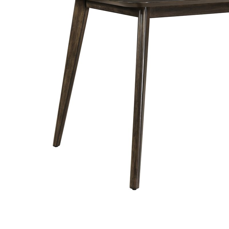 Roxy Counter Height Table, 60 Inch Rectangular Top, Walnut Brown Wood image number 5