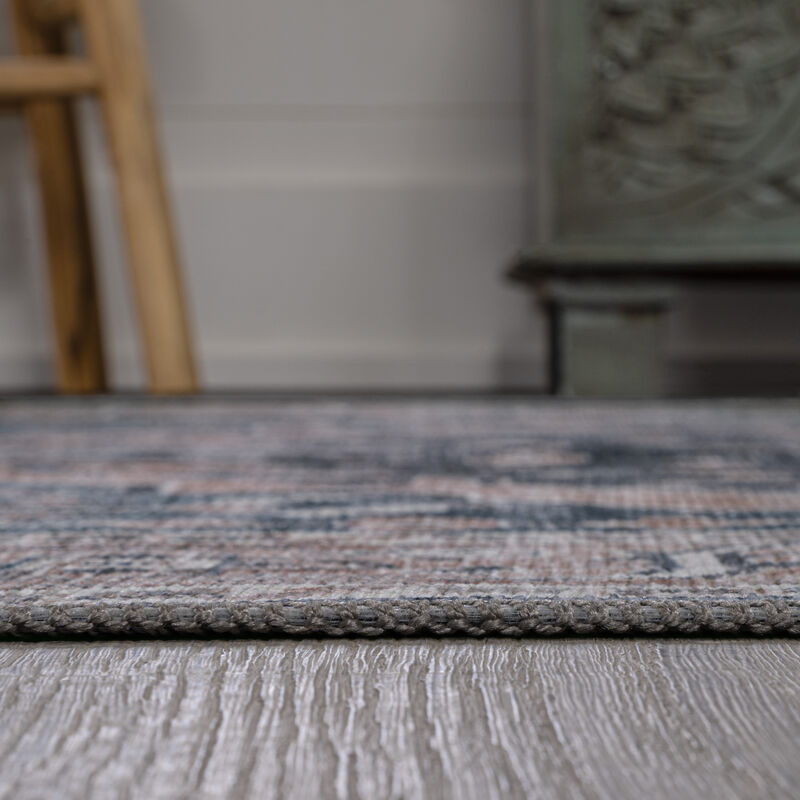 Alacati Ogee Medallion Machine-Washable Area Rug