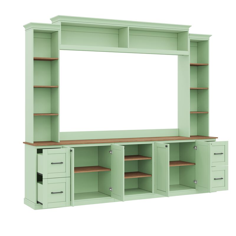 Balfid  Farmhouse Large TV Stand image number 6