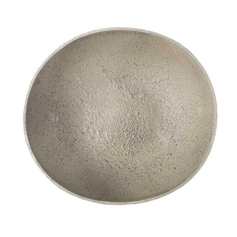 Howard Elliott Textured Blanton Taupe Round Bowl image number 3