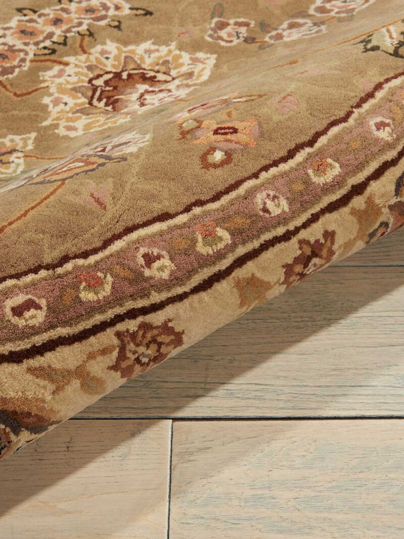 Nourison 2000 2003 Olive 7'6" x 9'6" Oval Rug