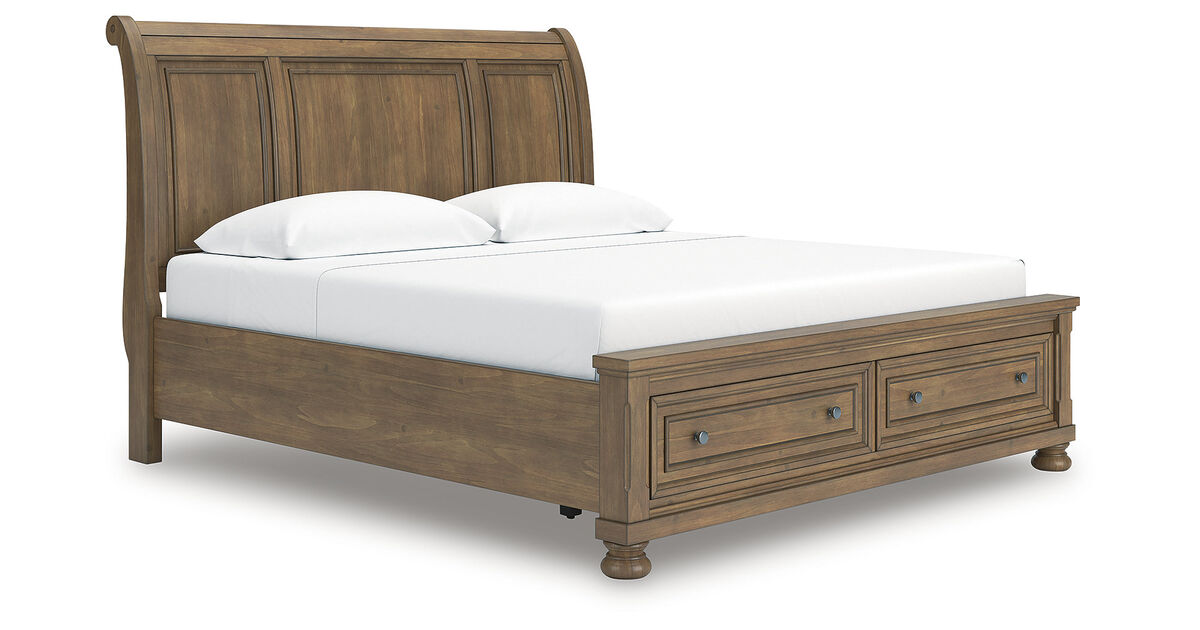 Vandenmore King Storage Sleigh Bed