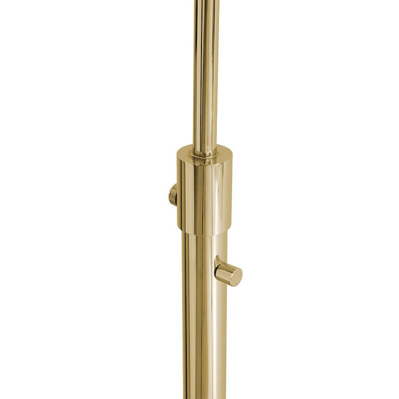 NOVA OF CALIFORNIA Marilyn 1 Light Arc Floor Lamp - Weathered Brass