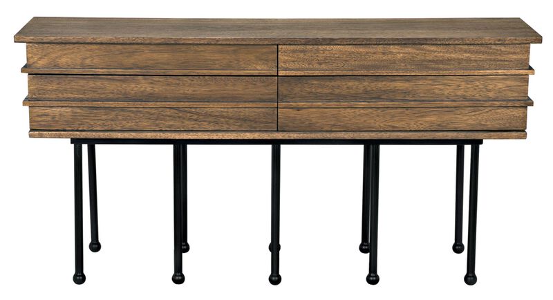 Oliver Console, Dark Walnut