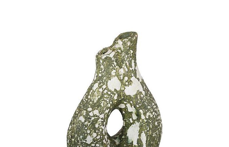 Olive Oil Green Small Vase image number 3