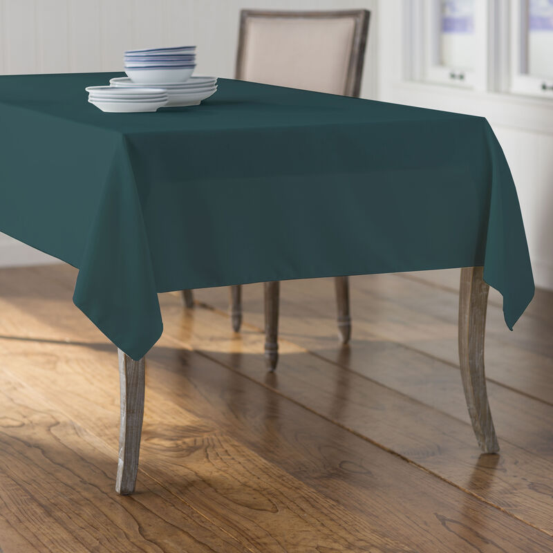 Durable Polyester Poplin Tablecloth Rectangular Shape for Kitchen and Dining Use image number 1