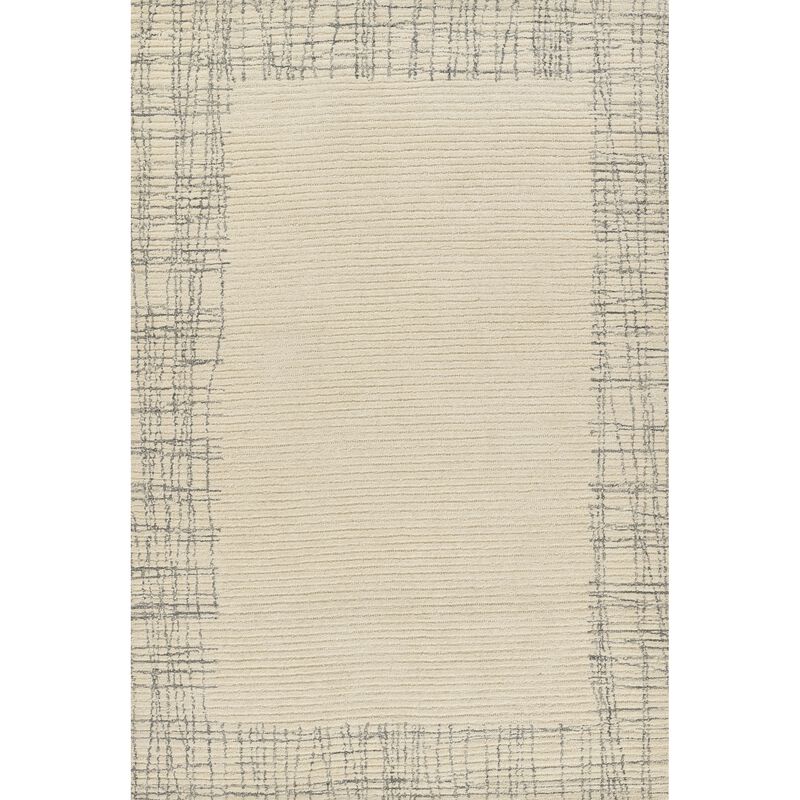 Momeni Rugs EVERTEVT-7IVY2380 Everett Runner Area Rug, 2'3 X 8'0 Grey Carpet for Living Room, Bedroom, Hallways, Bathroom, and Home Office