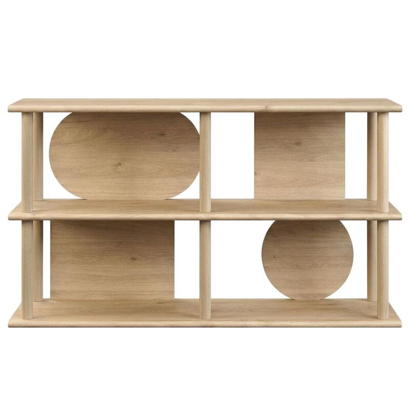 55-Inch Console Table in Elegant Finish with Sturdy Construction image number 1