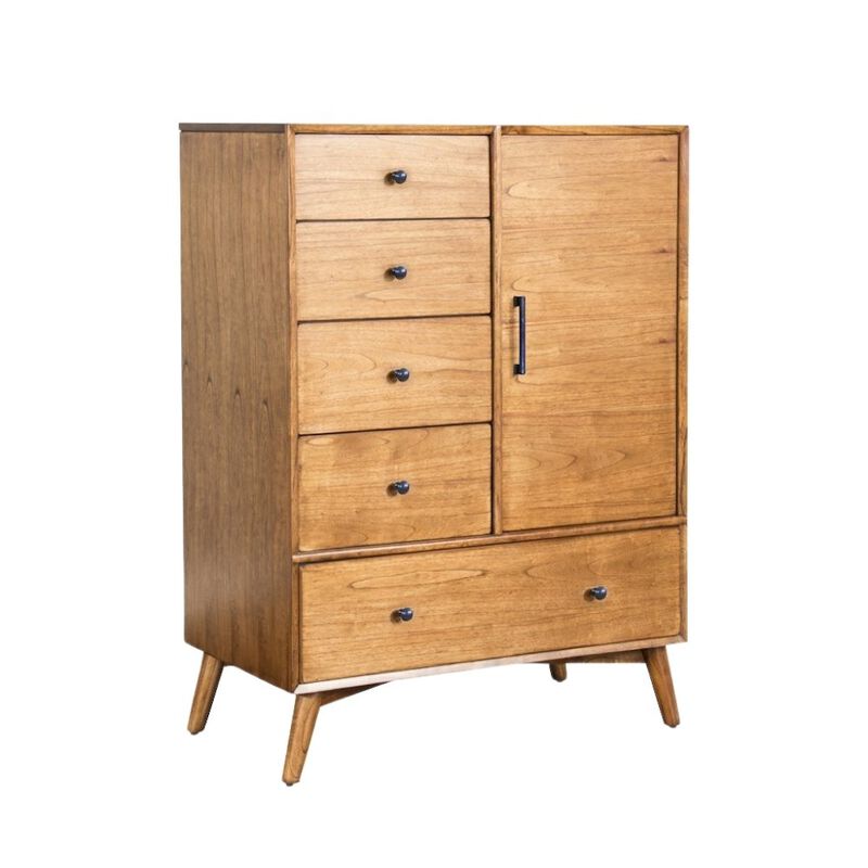 Starlight Canyon Home Brown Solid Wood Storage Cabinet with Drawers, Small Cabinet for Bedroom image number 0