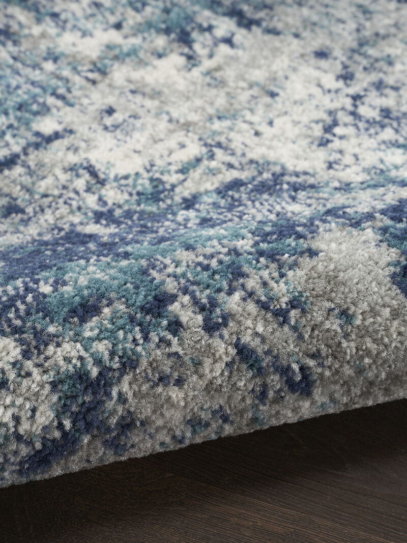 Passion PSN36 Ivory/Teal 5'3" x 7'3" Rug