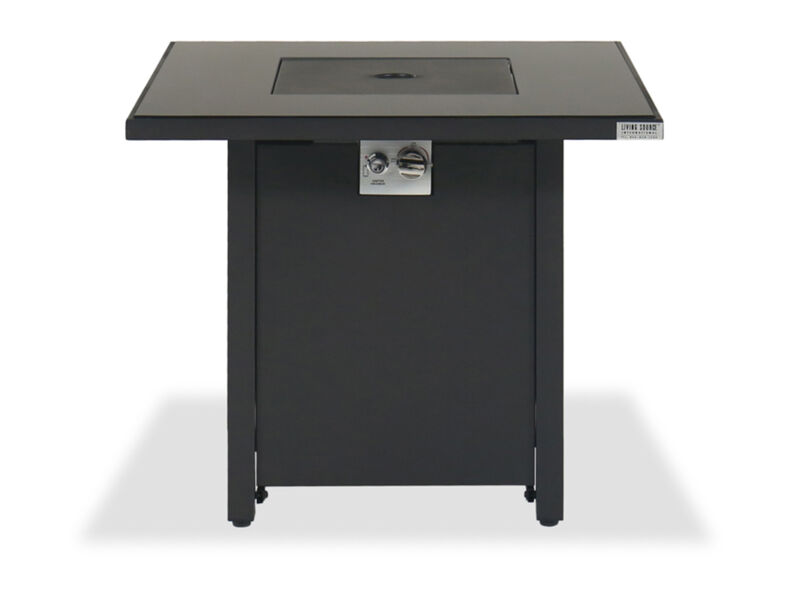 Square Black 30" Firepit image number 2