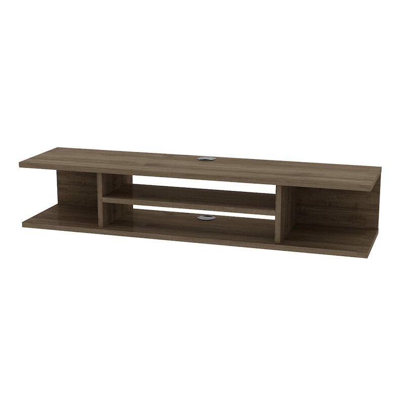 Decorotika Pivot Floating Tv Stand - Oud Oak