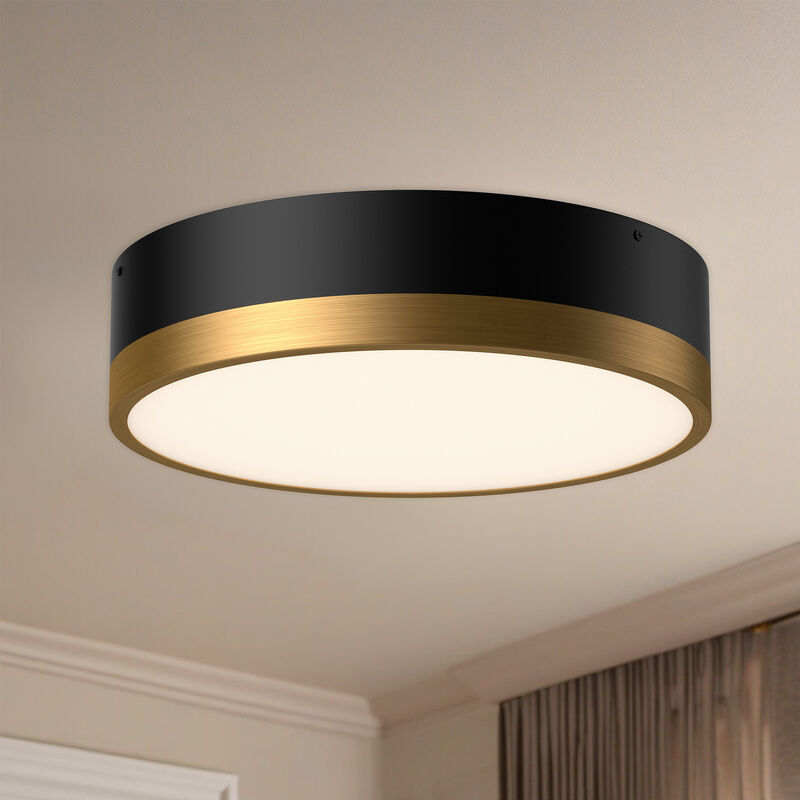Brisbane 16 in 3 Lights Flush Mount image number 5