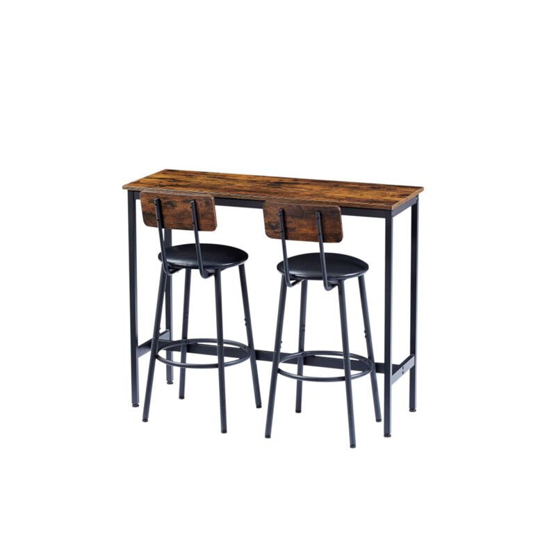 Warwem Industrial Height Bar Table Set image number 0