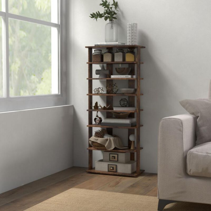 Hivvago Patented 7 Tiers Vertical Shoe Rack for Front Door