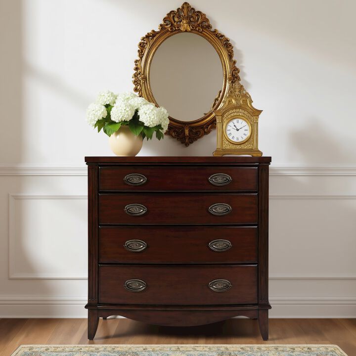 Butler Specialty Agatha 32 in. W Rectangular Wood 4 Drawer Accent Chest