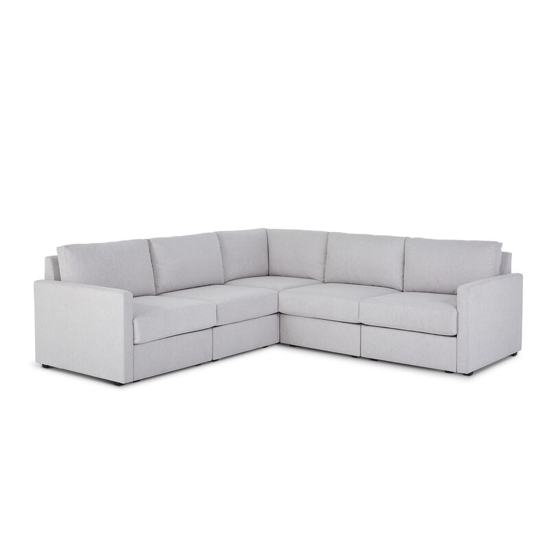 Flex Frost 5-Seat Sectional with Narrow Arm