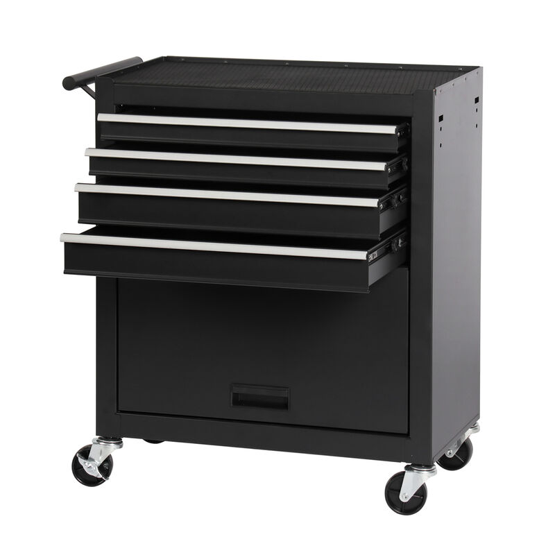 ELEMENT ACE 4-Drawer Rolling Tool Chest with Ball-Bearing Drawers and Casters, Mobile Storage Organizer for Garages, Warehouses, Workshops and Repair Shops image number 3